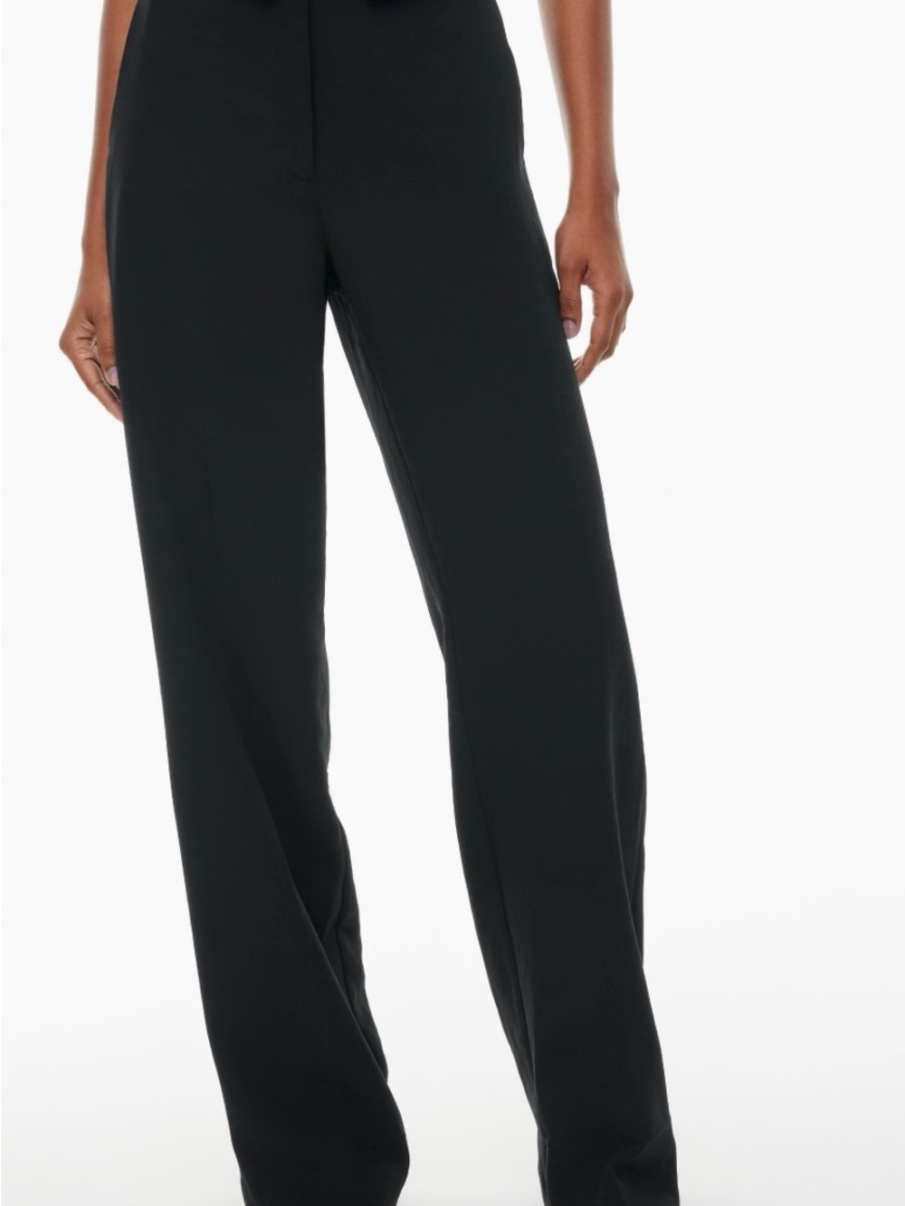 Aritzia Wilfred Black Wide-Leg Women’s Dress Pants